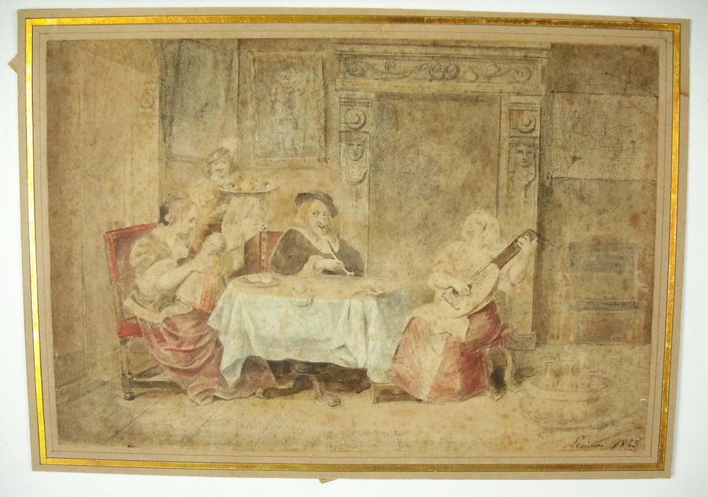 Alexis N. The Young Perignon (1785-1864) Watercolour 1823 Louvre Carnavalet