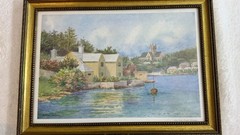 VTG Bermuda Watercolor Prints By Ethel Tucker. Somerset Bridge& Red Hole, Paget.