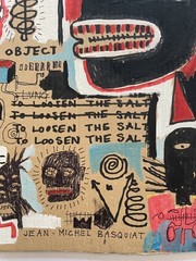 2 X Jean Michel Basquiat Original Painting Drawings Graffiti Street Art NYC F66
