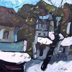Binh Thai Vu born1976 UTCH Vietnam Resilience in Winter Orig painting