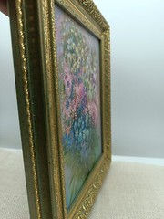 Framed Art Original Oil Painting Floral Oil Painting Bouquet Framed Artwork