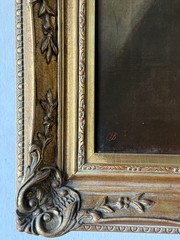 ANTIQUE 19TH CENTURY ENGLISH EUROPEAN OIL PAINTING OLD BRITISH PORTRAIT UK 1800s
