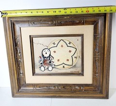 Millie Overfield (Tucson) Original Oil Painting Art – The Little Story Teller