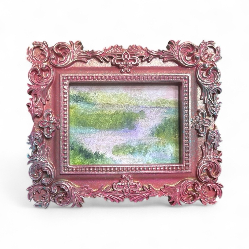 Mini Ornate Vintage-Style Framed Art Prints (Animals, Birds & Landscape)
