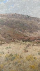 George Gardner Symons-Hills at Laguna Canyon-CA Impressionist c1910-Oil Painting