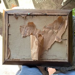 2 Vintage 1950’s Margo Alexander Signed Paintings Original Wood Frames 20” X 16”