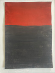 Rothko Mark Red Black Painting Abstract Expressionism USA Original Signed B97