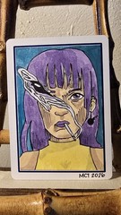 ACEO Original Watercolor Portrait 2.5×3.5