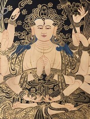 MOTHER CHANDI/ CUNDI/ CHUNDI ORIGINAL MASTERPIECE TIBETAN THANGKA PAINTING