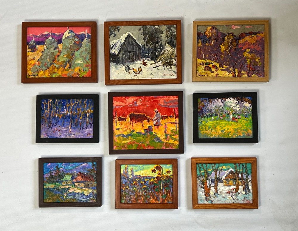 Wholesale lot of 5 original oil paintings, Bulk Order Discounts, Lot of Painting