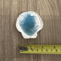 Resin Art Shell Beach Water Wave Ocean