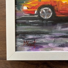 Painting Original Unique Fiery Porsche 911 Carrera Targa Sport Classic Car Frmd