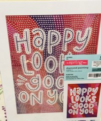 Girls Diamond Art Craft Painting In Frame Happy Looks Good Womens Hobby Lobby