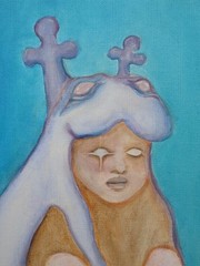 ‚Friend Like You‘ – Original Multimedia Painting on Gallery Wrapped Canvas