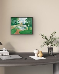 Jackson Park 14×11 Chicago Original Acrylic Painting Canvas Art Home Decor