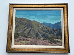 California Rey Oil Painting Listed Famous Landscape American Impressionism 14”