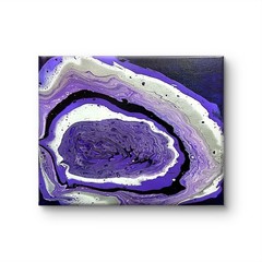 Original Acrylic Abstract Art 14×11 Canvas Contemporary Modern Home Museum Decor