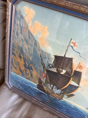 The Good Ship Adventure By Robert Atkinson Fox Maritime Painting Antique 1930