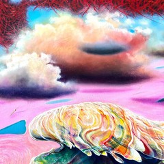 ALAIN DONATE HERNANDEZ ORIGINAL OIL PAINTING /CANVAS CUBAN ART 30″X 40″ SURREAL