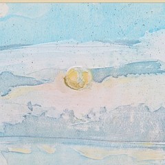 SUZANNE KNIGHT Original Vintage Signed Sail Boat Seascape Illustration Painting