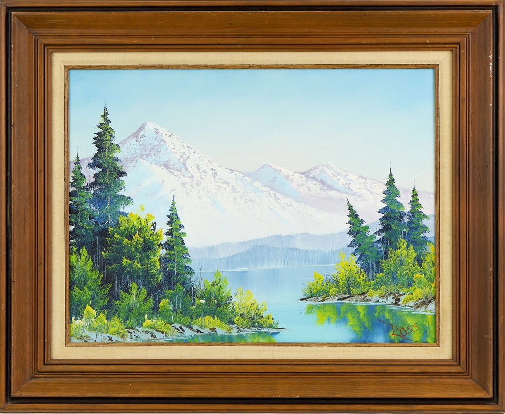 Bob Ross Painting Signed Original Oil on 18×24 Canvas w/ Bob Ross Inc COA