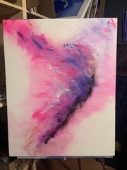 Acrylic On Canvas – 24x36x2 Signed “Flight”