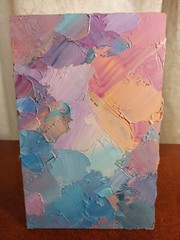 Painting of the famous Ukrainian painter Pavel Guzenko. 27×17 cm. Oil.Canvas.5