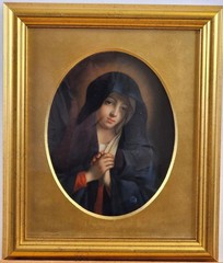 Portrait Study of Mary Magdelene Oil Painting c1880– 1900 After Guido Reni