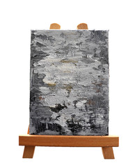 Textured Abstract Painting 6×8, Ancient Echo, Fragments of Time III, Wabi Sabi