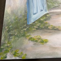 Original Acrylic Painting on canvas 16”x 20” COA Signed By Juan Corral