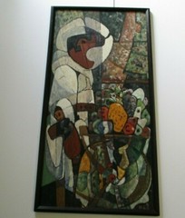 LARGE VINTAGE PAINTING CUBIST CUBISM MODERNISM EXPRESSIONISM PORTRAIT 1960’S