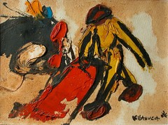 José Villanueva Berruezo (Lérida 1941-2018) Stierkampf