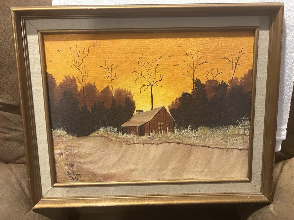 Beautiful Vintage Oil On Canvas Painting #3 Of 84, Signed And Numbered By Artist