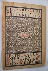 1898 Art Club of Philadelphia 10th Annual Exhibition Oil Painting Sculpture Book