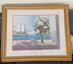 32″ Original Limited Edition Print Richard Williams View From A Window Seascape