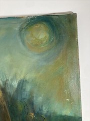 Vintage Original Oil Painting Female Portrait -1970’s California -Signed