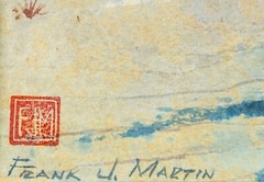 Frank J Martin (CA,mid 20C) watercolor painting 125719