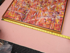 Laura Williams-Chassot 1992 Abstract Expressionism Painting 36″ x 26″
