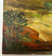 Glen Ranney Early 20th C. Painting Midwest Farm Landscape – WPA Artist