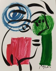 Original Peter Robert Keil abstract oil painting 22 1/4” (56cm) X 28.5” (72cm)