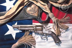 General JEB Stuarts LeMat Pistol By John Paul Strain New Signed Paper Giclee