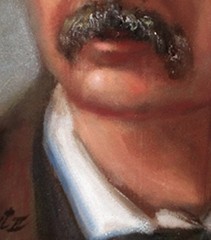President Theodore Roosevelt, „Teddy“ USA 14x11in.Original Oil HALL GROAT II