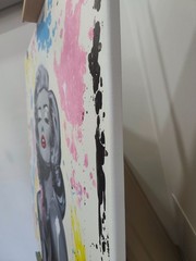Original Acrylic Painting Inspired by Marilyn Monroe 90×100 cm Pop Art Canvas