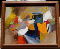 Abstract Painting, Expressionist Mid Century Modernist Style