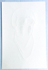 Tom Jean Webb Print “See the Light” 14/17 Gold Eyes Shine 18″ Letterpress Art