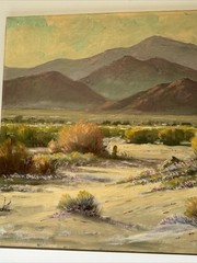 Antique Palm Springs Painting California Desert Finest Large John Anthony Conner