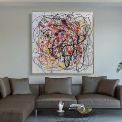 Canvas Abstract Wall Art Modern Art Over Decor Wall Art Colorful Painting