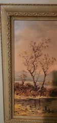 ORIGINAL ANDR. BETZ OIL ON CANVAS PAINTING SIGNED 30X37″ FRAMED VERY OLD…