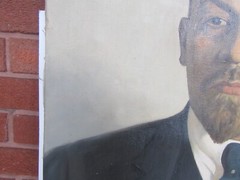 Vintage Original Soviet Union Vladimir Lenin Oil Painting on Canvas (31.5″)