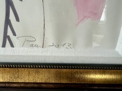 Linda Le Kinff Tchecquie original painting hand signed „Paris 2013“ COA $12,300